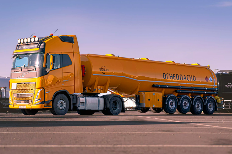 Бензовоз 35 м3 четырёхосный