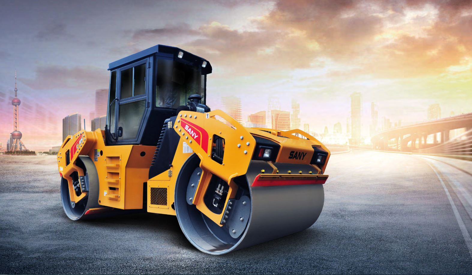 Каток SANY STR110C-10 (габаритный)