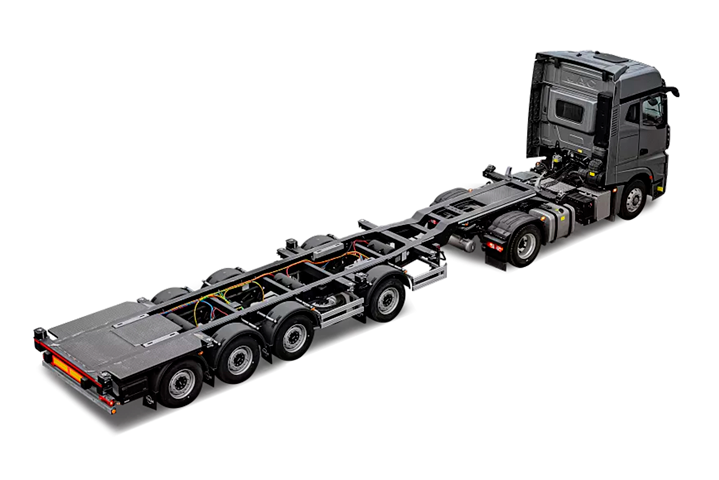 Контейнеровоз универсальный с вынесенной осью