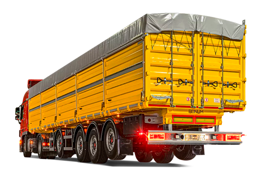 Облегченные зерновозы бортовые 58 м3