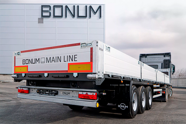 Бортовой полуприцеп 13,62 м