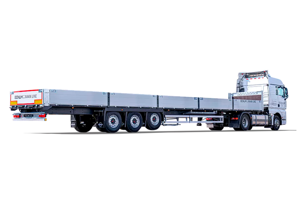 Бортовой полуприцеп 16,52 м