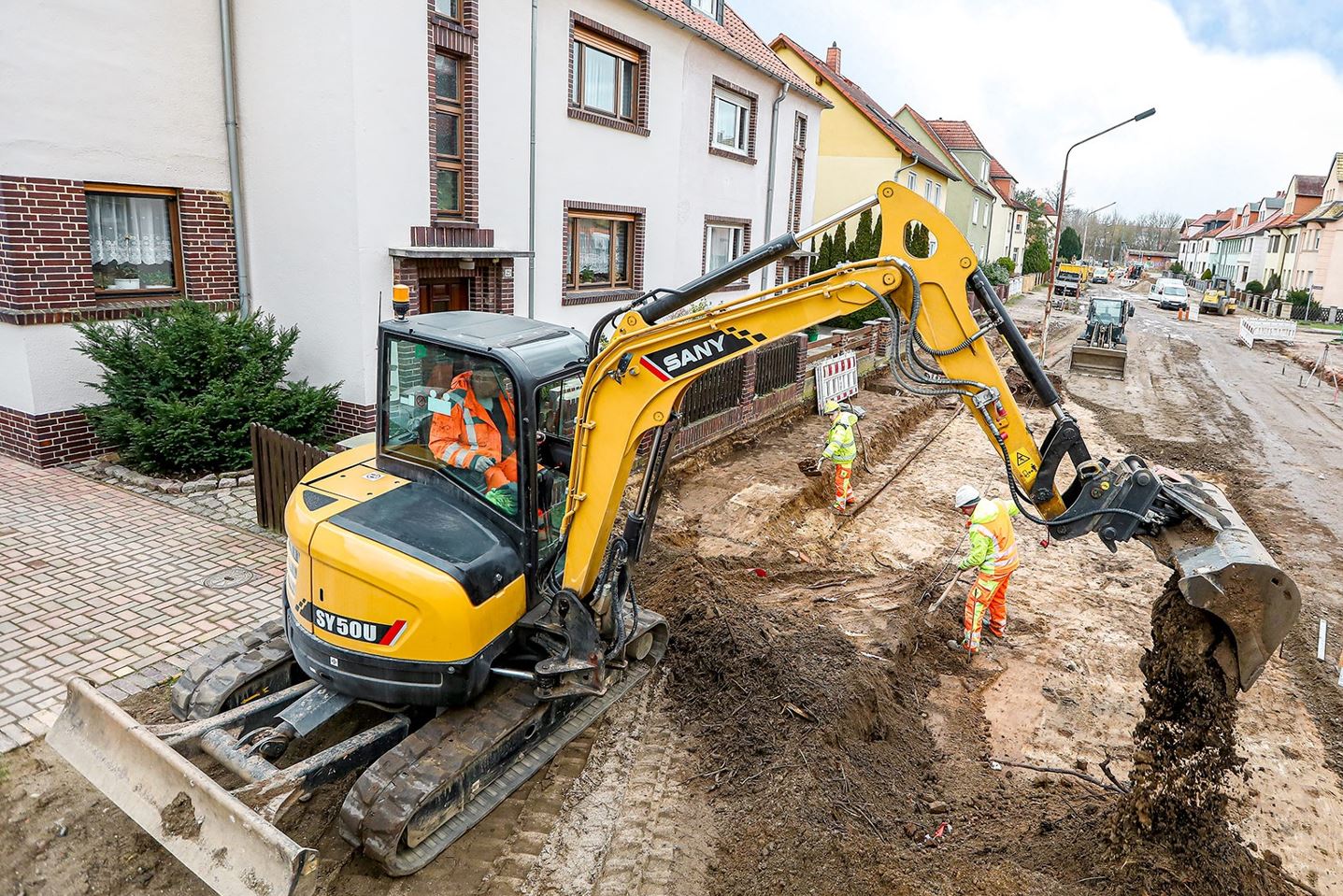 Мини-ЭкскаваторSY50U(T4f)