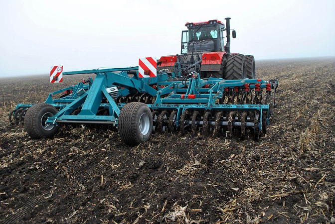 Борона дисковая мульчирующая полуприцепная складная Д-720ПС М2 "Доминанта" тандемный каток