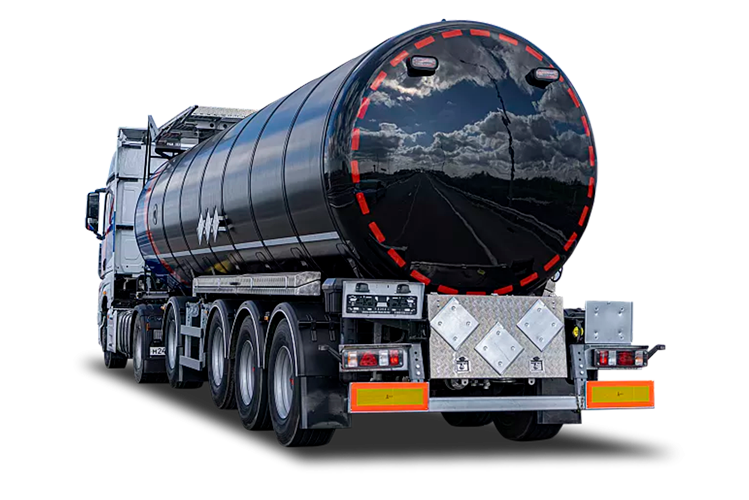 Нефтевоз 32 м3 с вынесенной осью