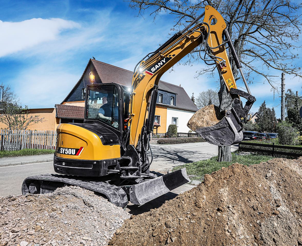 Мини-ЭкскаваторSY50U(T4f)