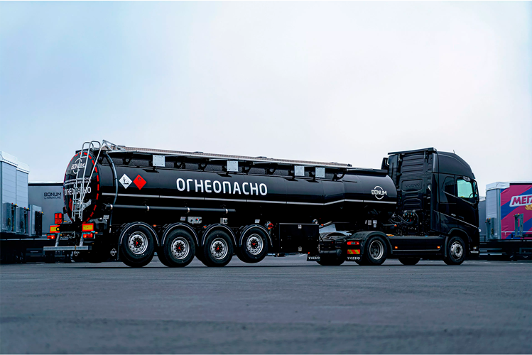 Бензовоз 32 м3 четырёхосный