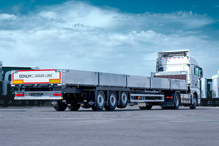 Бортовой полуприцеп 16,52 м