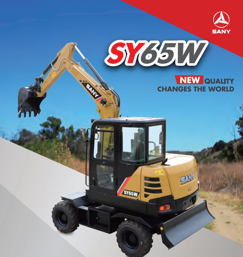 Колёсный экскаватор SANY SY65W