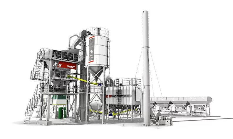 Асфальтобетонная установка АБЗ SANY SLB1000X8