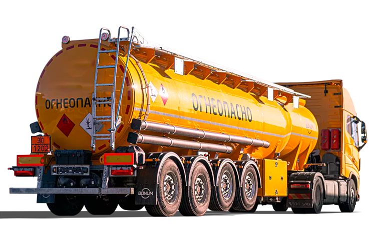 Бензовоз 35 м3 четырёхосный