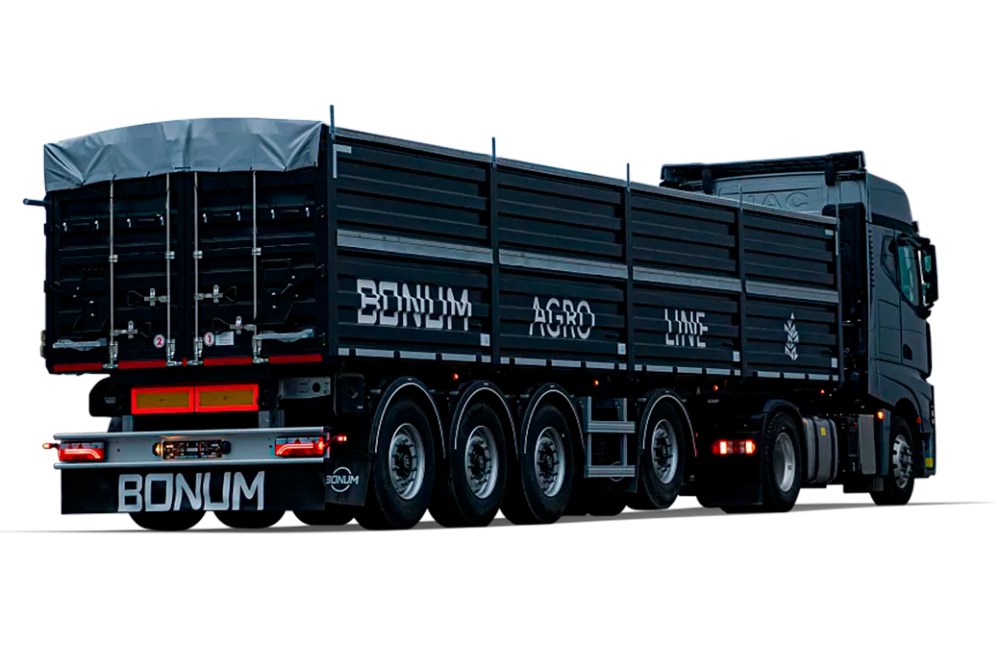 Облегченные зерновозы бортовые 46 м3