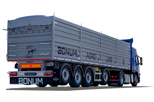 Зерновозы бортовые 46-60 м3 с вынесенной осью