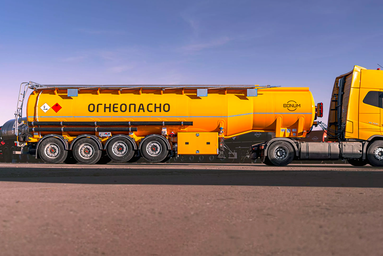 Бензовоз 35 м3 четырёхосный