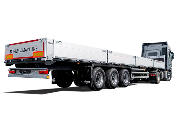 Бортовой полуприцеп 13,62 м