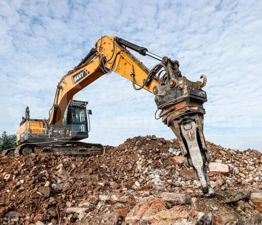Экскаватор SY225CNLC разрушитель