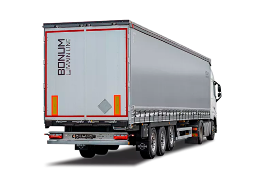 Шторный полуприцеп 13,62 м для перевозки опасных грузов