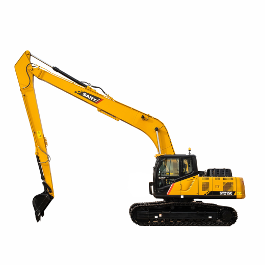 Экскаватор SY215C с длинной стрелой