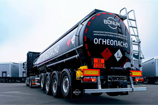 Бензовоз 32 м3 четырёхосный