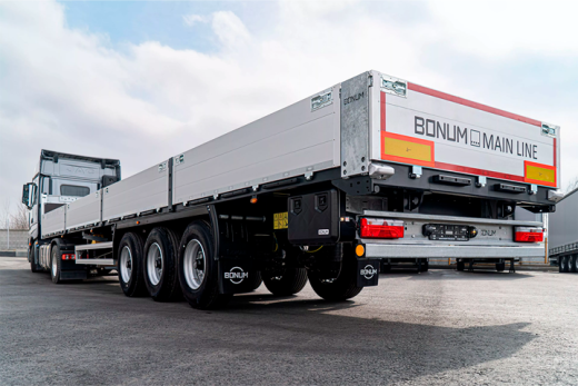 Бортовой полуприцеп 13,62 м