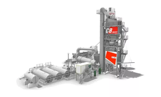 Асфальтобетонная установка АБЗ SANY SLB2000X8