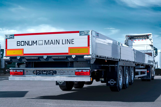 Бортовой полуприцеп 16,52 м