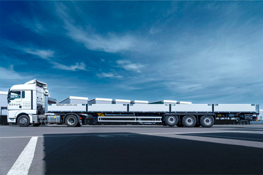 Бортовой полуприцеп 16,52 м