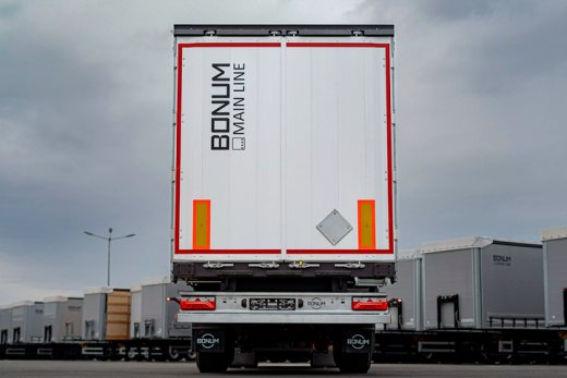 Шторный полуприцеп 13,62 м для перевозки опасных грузов