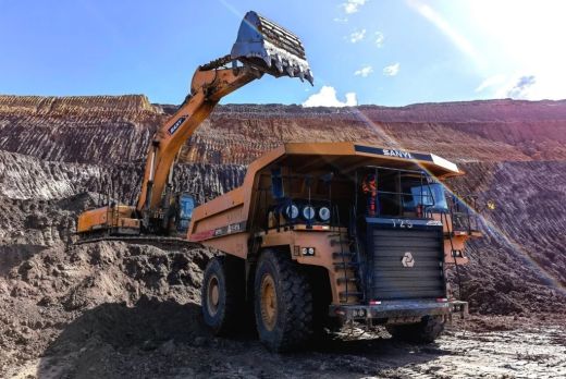 Карьерный самосвал SANY SRT95C