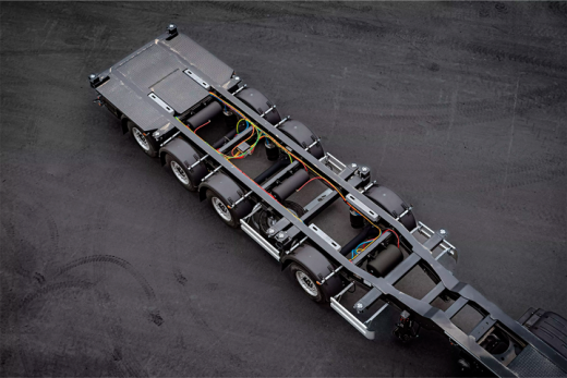 Контейнеровоз универсальный с вынесенной осью